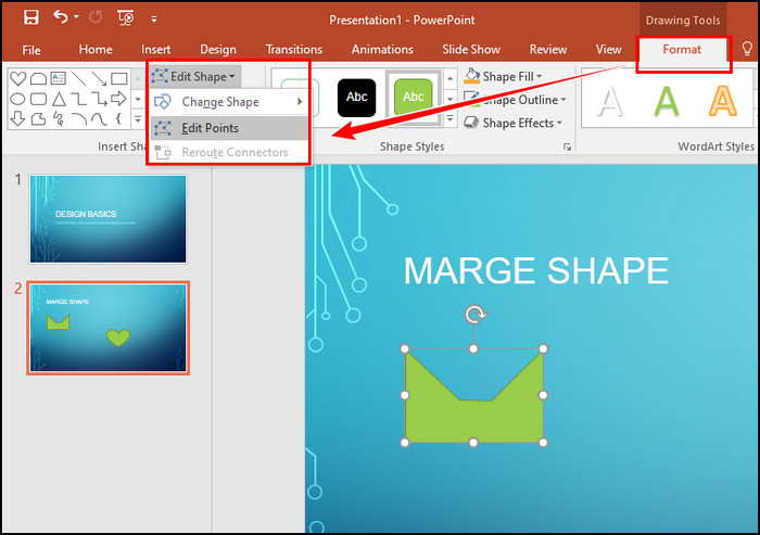 How To Merge Shapes In PowerPoint Create New Objects 