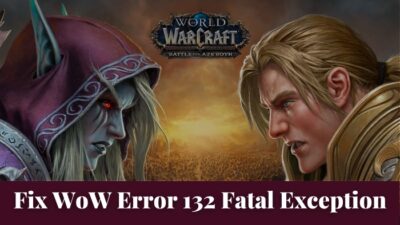 fix-wow-error-132-fatal-exception