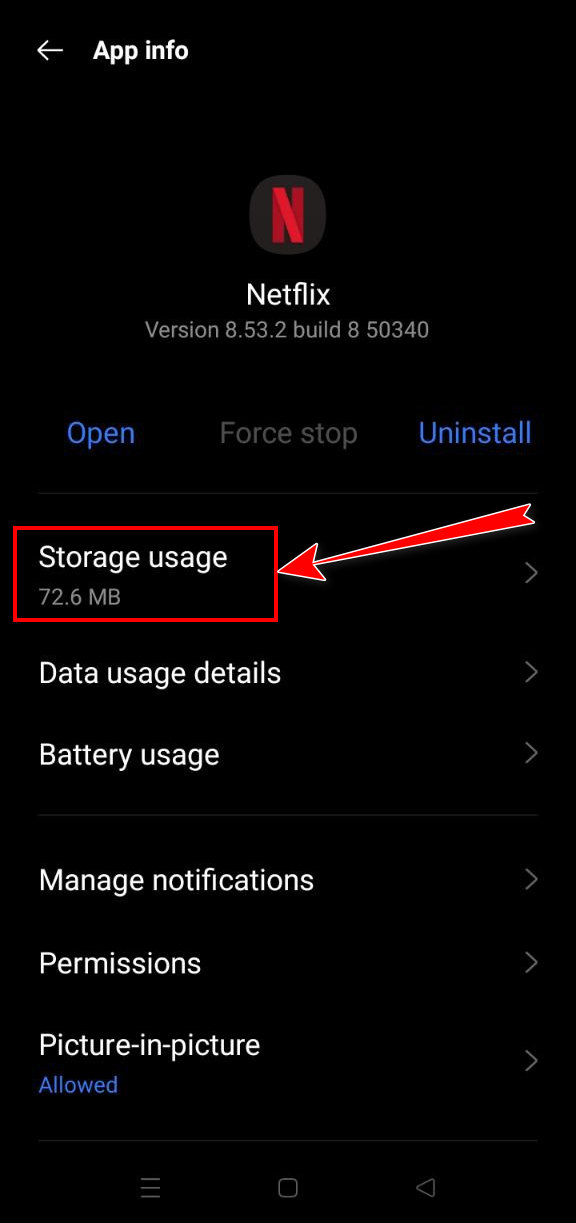 netflix-storage-usage-on-phone