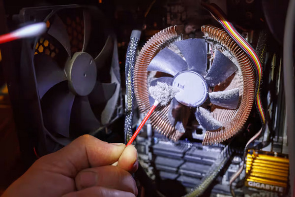 physical-damage-of-cooler-fans-blade