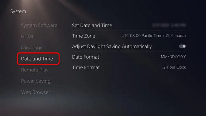 ps5-time-date