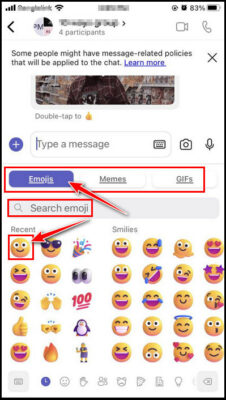 select-emoji-from-teams-mobile-app