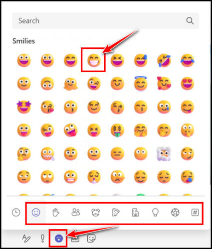 send-emojis-in-teams-chat