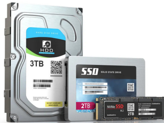 Different-size-of-disk-drive