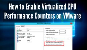 Virtualize cpu performance counters vmware что это