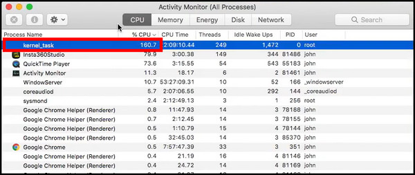 kernel-task-high cpu