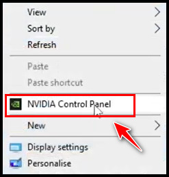 nvidia-control panel