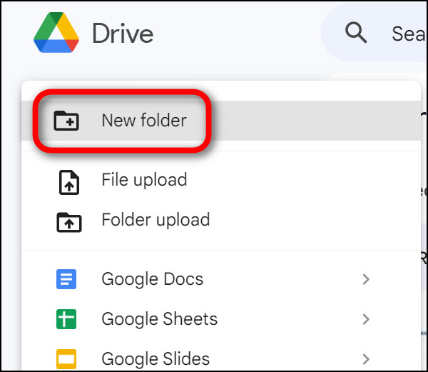 gdrive-new-folder