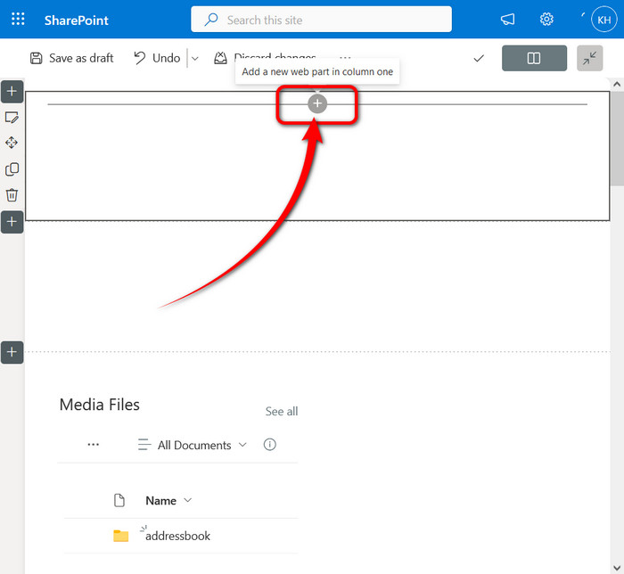 add-a-new-part-in-column-in-sharepoint-site