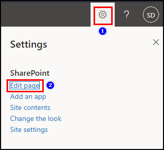 click-settings-icon-and-then-edit-page