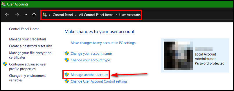 click-manage-another-account