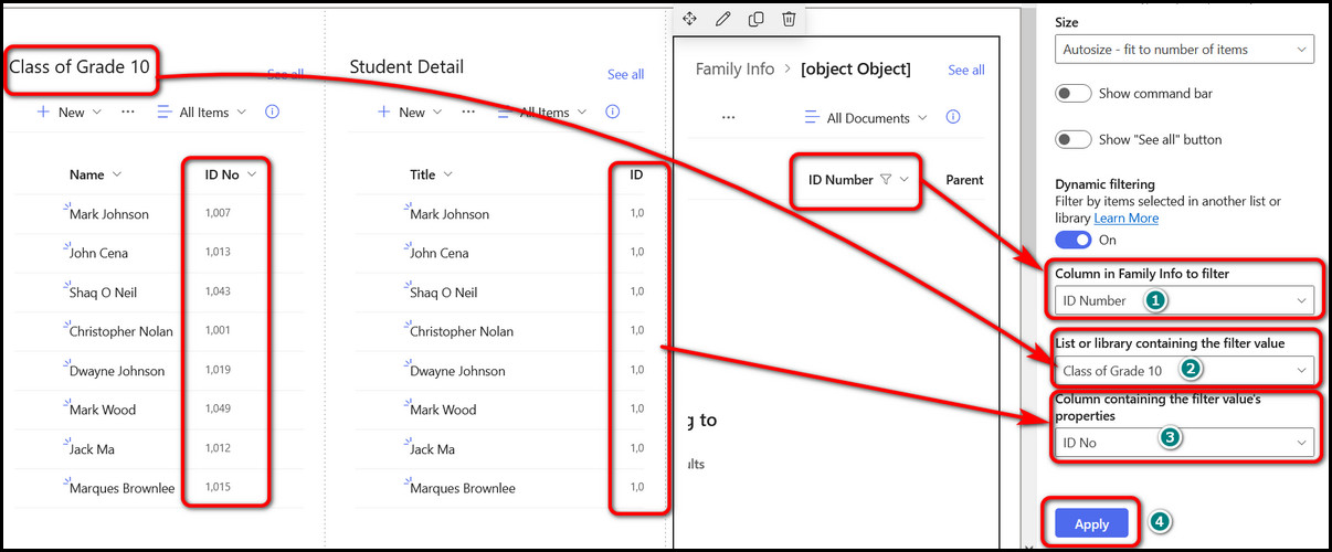 connect-lists-or-libraries-via-dynamic-filter-in-sharepoint