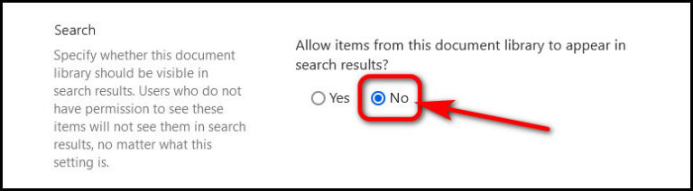 Prevent Documents from Appearing in Sharepoint Search