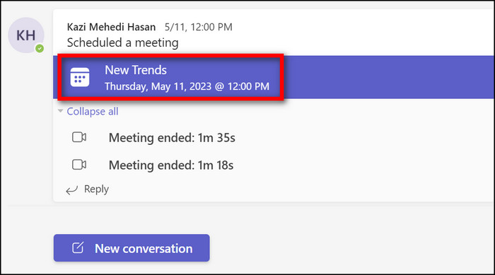 select-meeting-from-teams-message