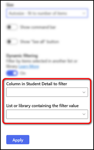 sharepoint-dynamic-filter-column-and-library-select