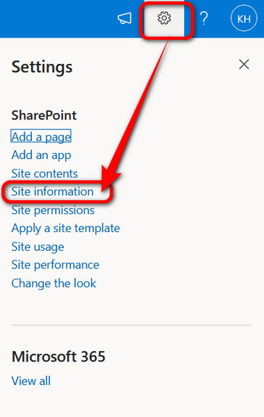 site-information-sharepoint