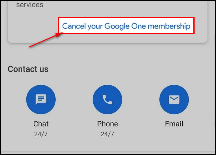 tap-cancel-your-google-one-membership-option-ios
