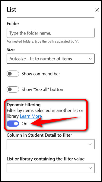 toggle-dynamic-filtering-on-sharepoint