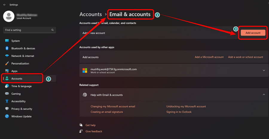 windows11-accounts-email
