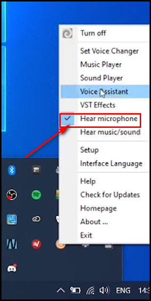 select-hear-microphone-option