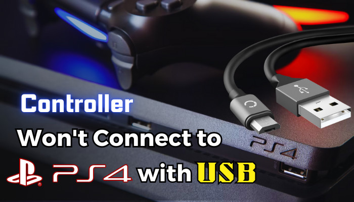 El controlador no se conecta a PS4 con USB