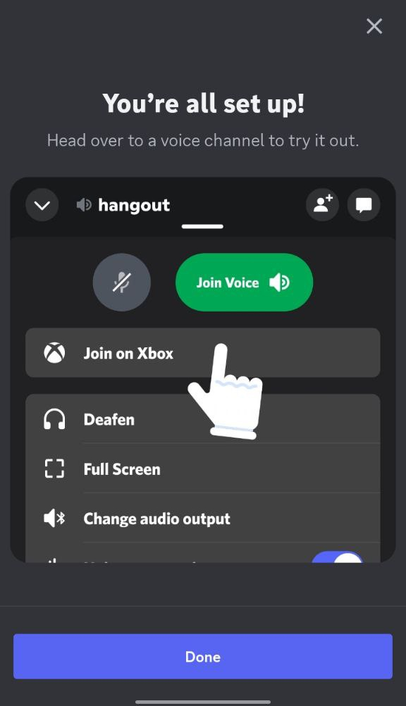 done-button-in-xbox-app