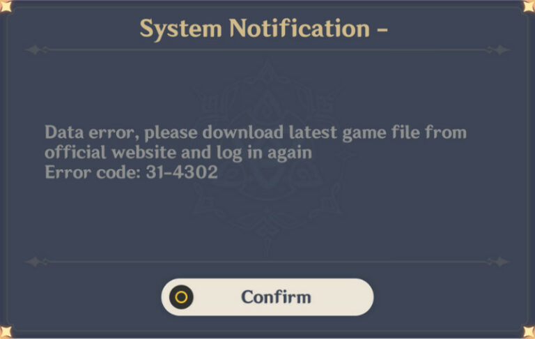 Fix Genshin Impact Error Code 31 4302 [Get Back in Game]