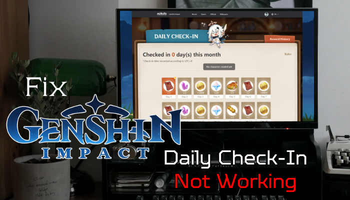 genshin-daily-check-in-not-working