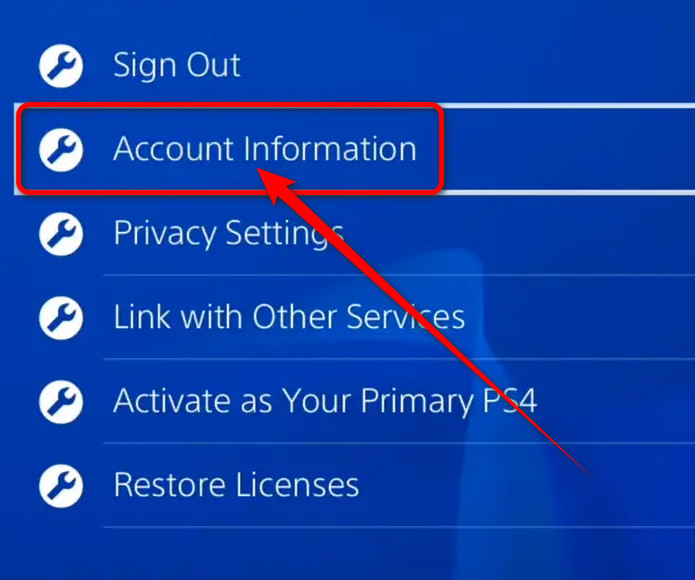 ps4-account-information