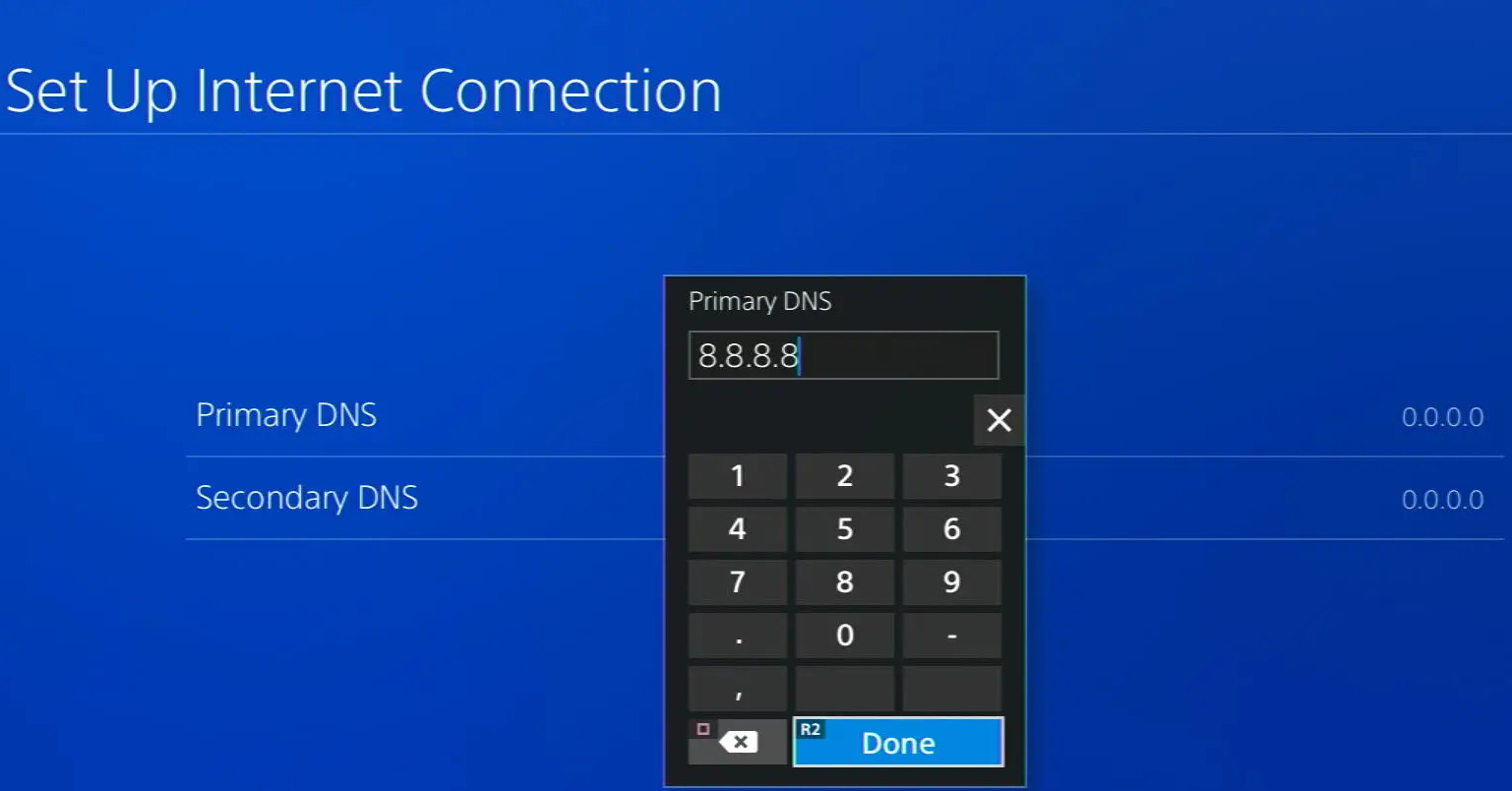 ps4-set-primary-dns