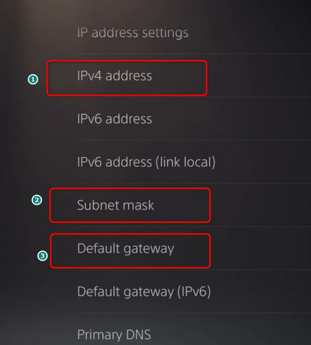 ps5-ip-subnet-default-gateway