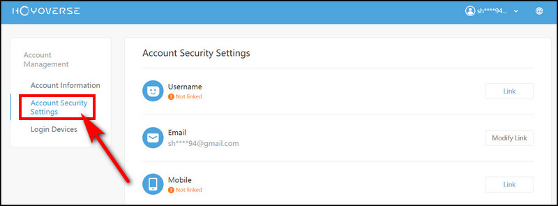 select-account-security-settings-option