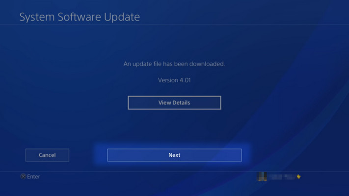 software-update-next-button