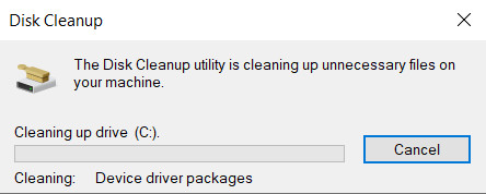win-disk-clean-up-process