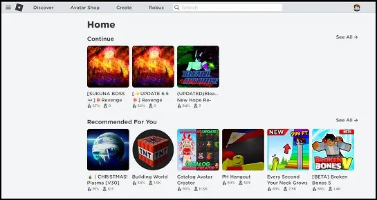 roblox-home-page